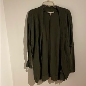 NWOT olive green cardigan